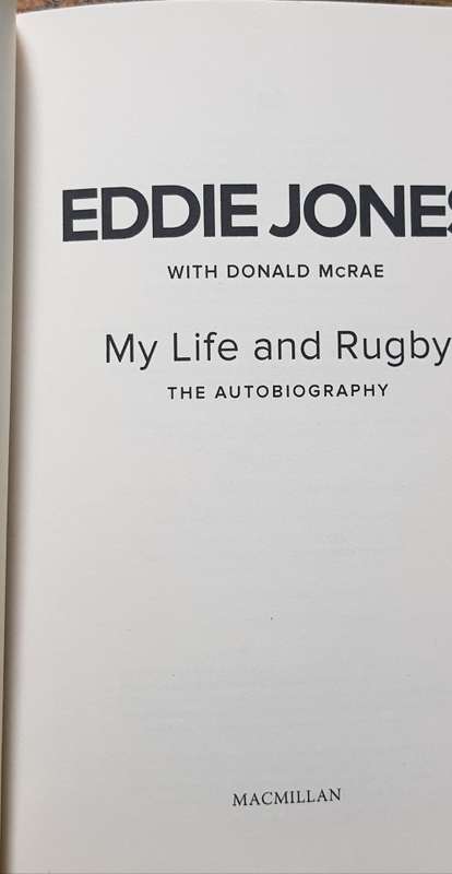 EDDIE JONES and DANIE CRAVEN RUGBY HANDBOOK RUGBY