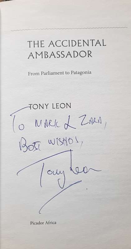 SIGNED AFRICANA TONY LEON RONNIE KASRILS