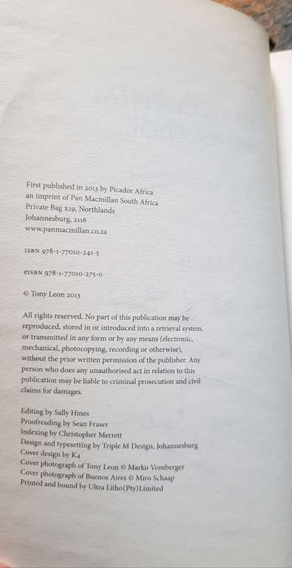SIGNED AFRICANA TONY LEON RONNIE KASRILS