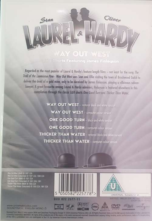 Laurel and Hardy DVD