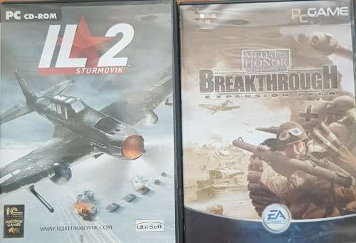 IL 2 STURMOVIK RUSSIAN PLANE WW2 AND BREAKTHROUGH EXPANSION PACK PC CD
