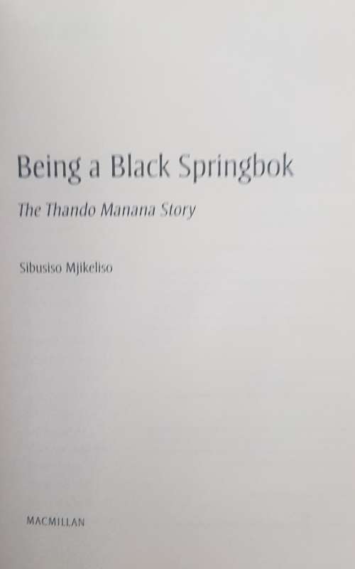 BEING A BLACK SPRINGBOK and RUGBY WORLD CUP 2015 OFFICIAL TOURNAMENT GUIDE RUGBY SPRINGBOKS