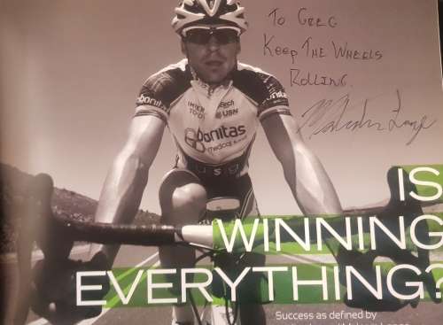 Is Winning Everything  MALCOLM LANGE SIGNED