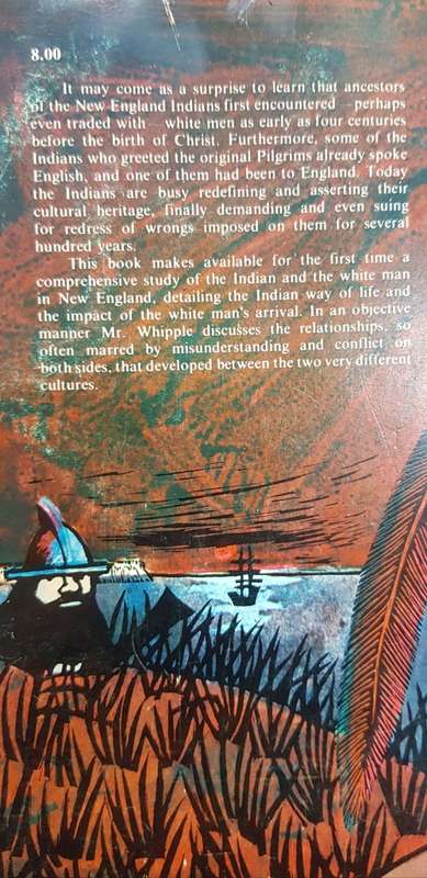 THE INDIAN AND THE WHITE MAN IN NEW ENGLAND by Chandler Whipple