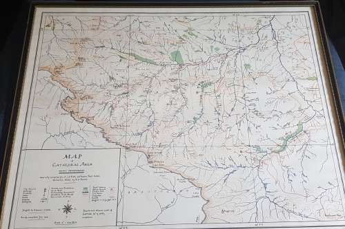 MAP OF NATAL DRAKENSBERG 1948