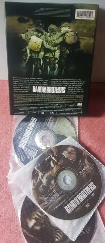 BAND OF BROTHERS DVD WW2 6 DISCS WWII