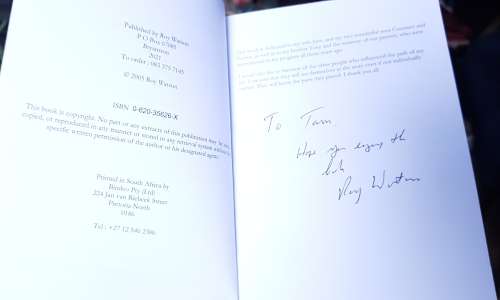 Bush Pilots Signed Book