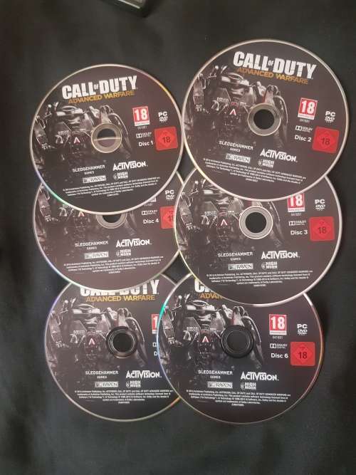 CALL OF DUTY Advanced Warfare 6 DISCS PC CD