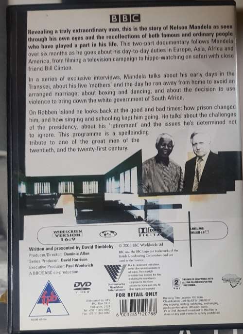 MANDELA A LIFE and Mandela The Living Legend DVD