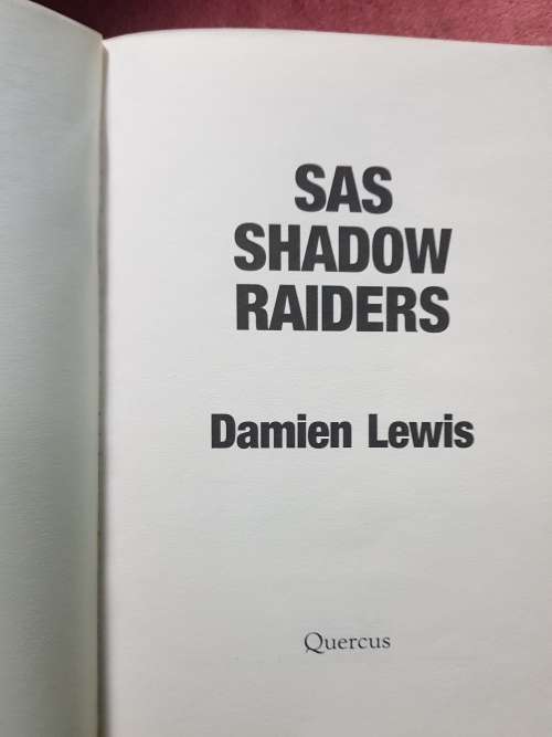 SAS SHADOW RAIDERS by Damien Lewis AND  TWO SADF AMMO POUCHES