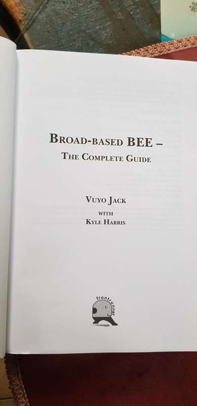 Broad-based BEE  Book by Vuyo Jack