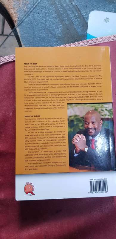 Broad-based BEE  Book by Vuyo Jack