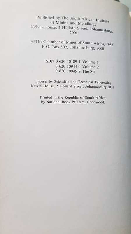 The Extractive Metallurgy of Gold in South Africa  Volume 1