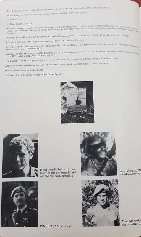 The Elite Pictorial Rhodesian Special Air Service