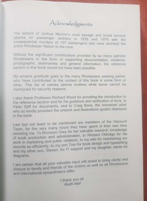 Viscount Down a true story  The Complete Story of the Rhodesian Viscount Disasters as told by a SAS