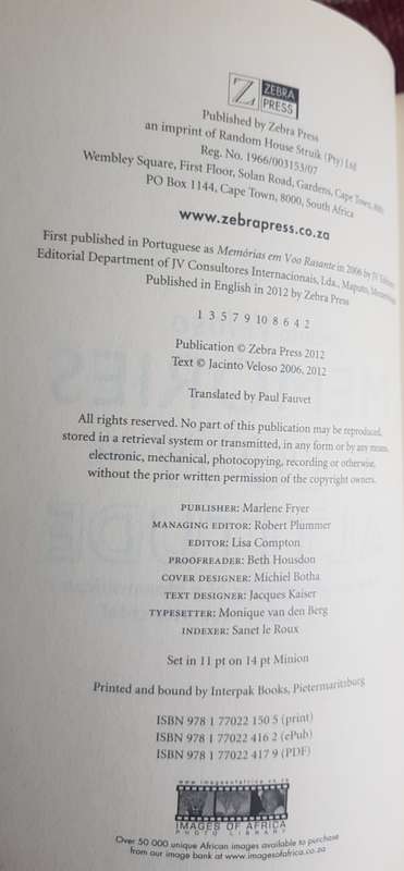 Memories at Low Altitude: The Autobiography of a Mozambican Security Chief