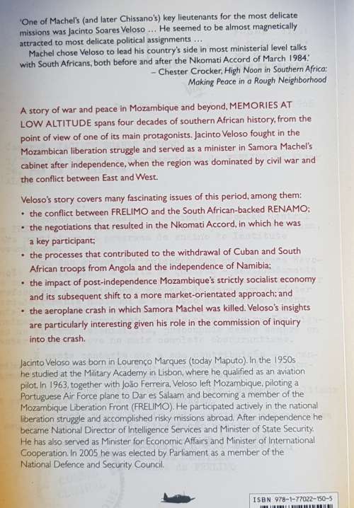 Memories at Low Altitude: The Autobiography of a Mozambican Security Chief