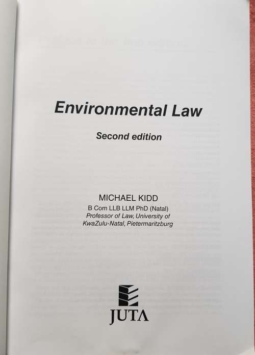 Environmental law (Paperback, 2nd ed)