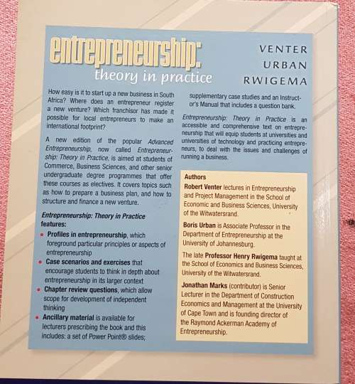 Entrepreneurship - Theory in Practice (Paperback, 2nd Revised edition)