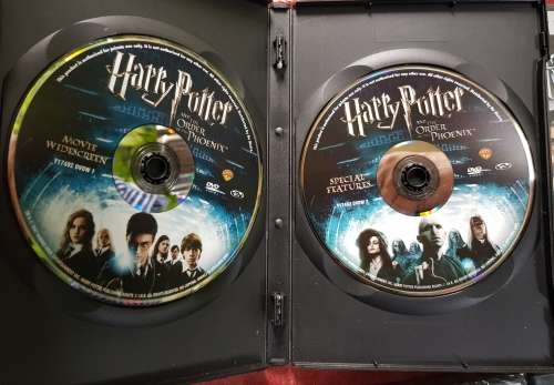 Harry Potter 4 DVDs order of the phoenix, goblet of fire, deathly hallows, half blood prince