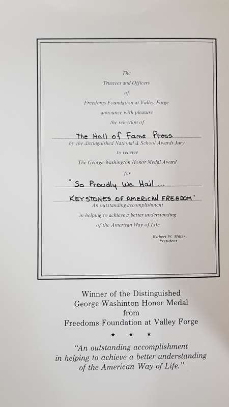 Keystones of American Freedom  Jones, Thomas C.