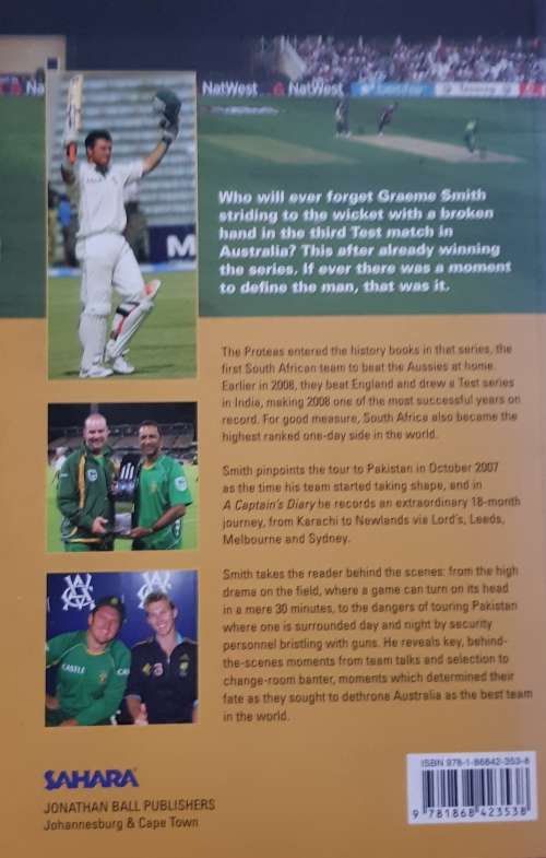 GRAEME SMITH A Captains Diary 2007-2009 SIGNED