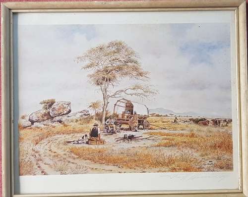 Jeff Huntly Litho Print Signed