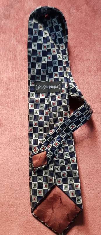 SILK TIE YSL