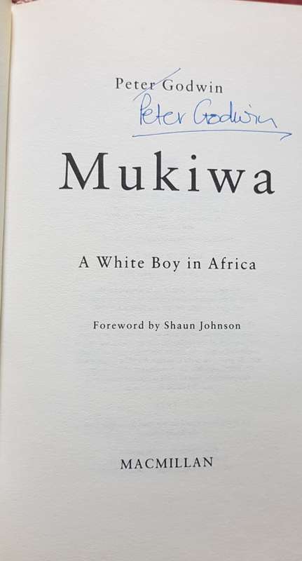 MUKIWA by Peter Godwin signed copy AND Under Our Skin Donald McRae