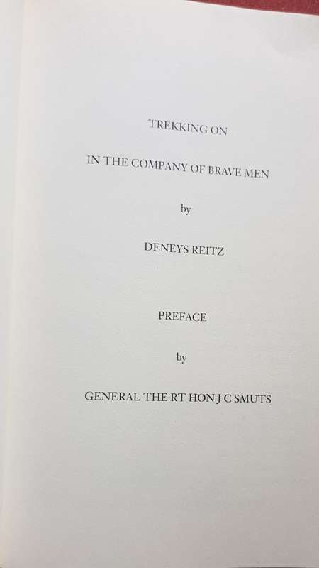 The Free Diary of Albie Sachs AND Trekking on In the Company of Brave Men Deneys Reitz
