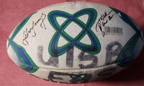 RUGBY BALL SIGNED  PIETER DE VILLIERS SIGNED  JOHN SMITH SIGNED RUGBY SIGNED