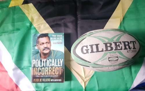 Politically Incorrect Signed Rugby Memorabilia - Pieter De Villiers & Gavin Rich