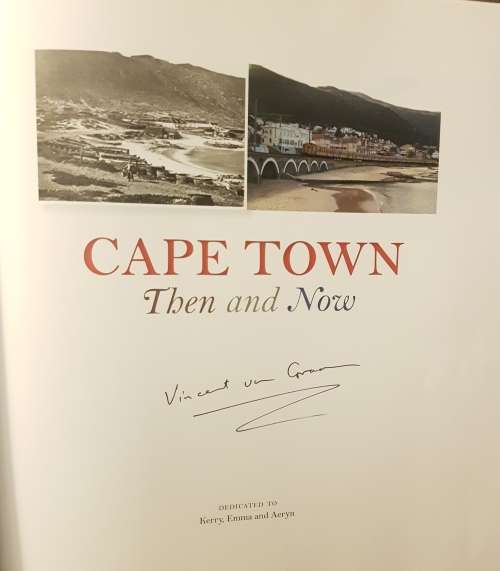 Cape Town Then and Now Hardcover Signed