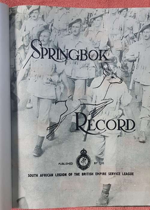Springbok Record 1946 plus poster of Ribbons of British Decorations