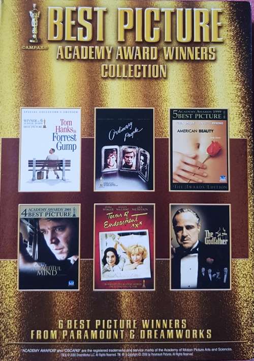 Best picture Academy Award Collection 6 DVD MOVIES
