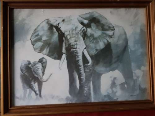 Africana Mark Enslin Signed Litho Limited Africana Art