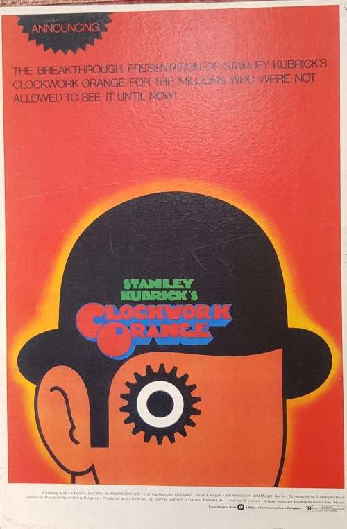 CLOCKWORK ORANGE POSTER