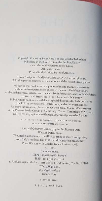 The Medici Conspiracy by Peter Watson