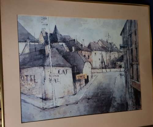 Michel de Gallard Print Litho