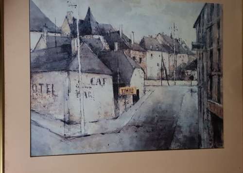 Michel de Gallard Print Litho