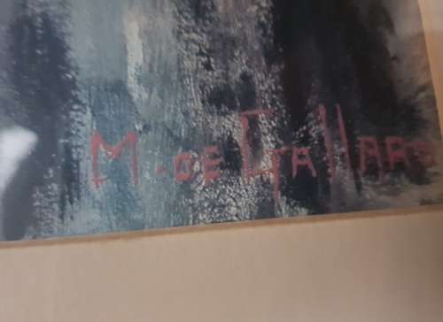 Michel de Gallard Print Litho