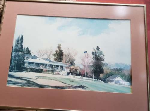 Golf Parkview Golf Club Litho Golf