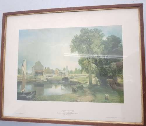 John Constable  Lithograph Print