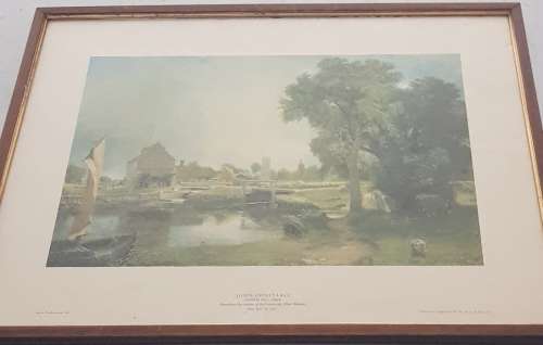 John Constable  Lithograph Print