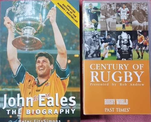 John Eales  Signed and VHS Century of Rugby