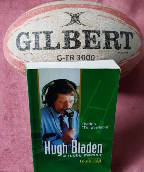 Hugh Bladen Rugby Memoir I'm Available Signed Copy  Rugby Gilbert Ball Rugby Signed