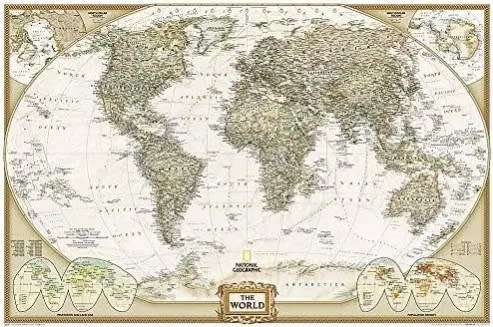 WORLD WALL MAP National Geographic