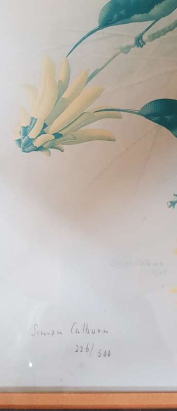 Simon Calburn Signed Limited Edtion  226/500   1978