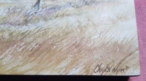 Mashonaland Print mounted on Chipboard - Chrystal Wynn