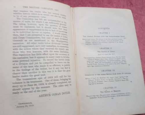 British Campaign in France & Flanders 1914-1918 Sir Arthur Conan Doyle's History of War Five volumes